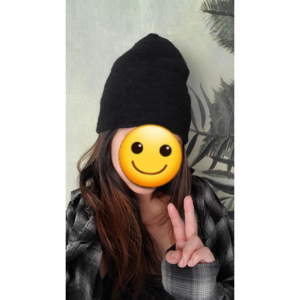 Helmut Lang Angora Fur Beanie Hat